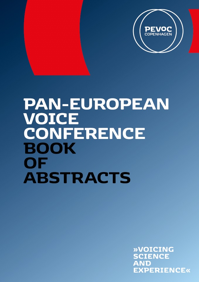 PEVoC Abstract book front page